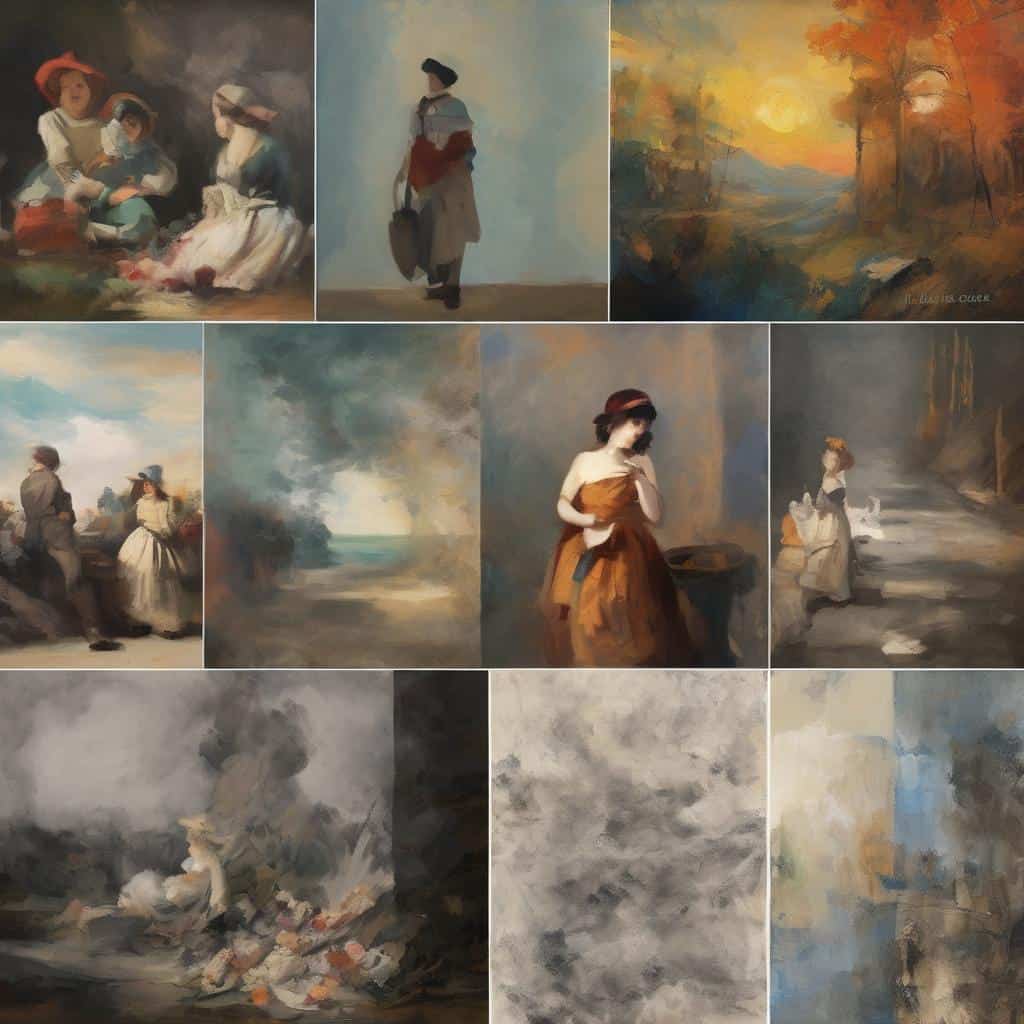 Να insightful analysis και ερμηνείες καλλιτεχνικών δημιουργιών, πίνακες ζωγραφικής με νεαρά κορίτσια και φυσικά τοπία, έργα τέχνης.